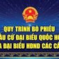 Quy trình bỏ phiếu bầu cử Quốc Hội Và HĐND các cấp