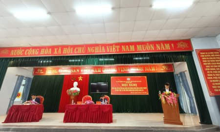 HỘI NGHỊ TIẾP XÚC CỬ TRI TRƯỚC KỲ HỌP THỨ 13 HĐND HUYỆN KHOÁ XX TẠI XÃ CẨM LIÊN
